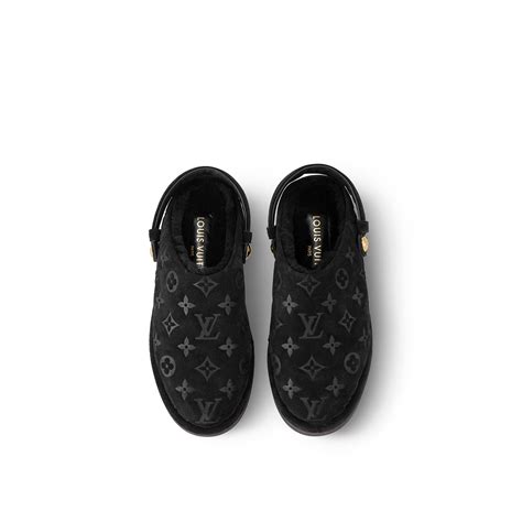 Mules & clogs Louis Vuitton Black size 41 EU in Suede 